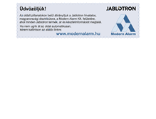 Tablet Screenshot of jablotron.hu